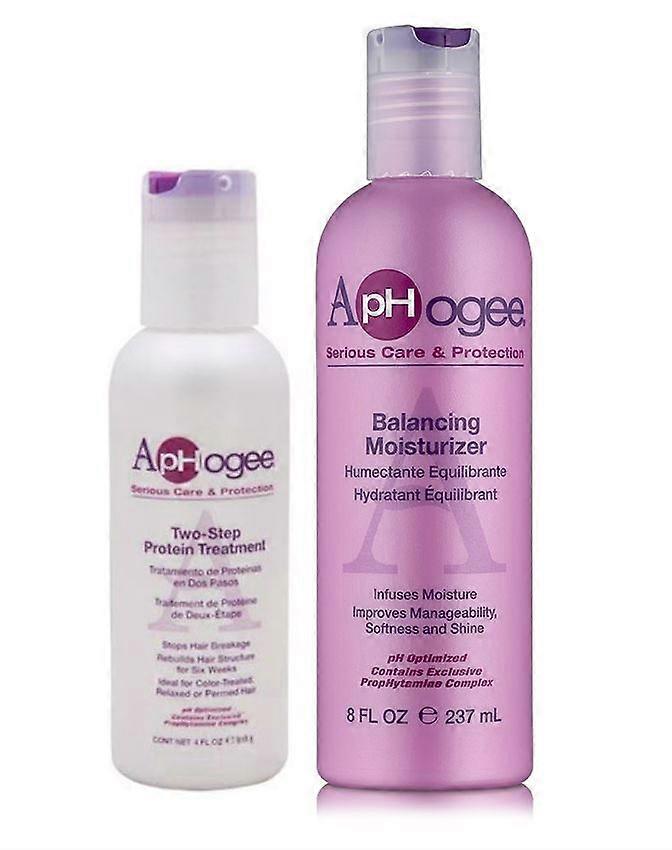 Aphogee Two Step Protein Treatment with Balancing Moisturizer 4oz & 8oz