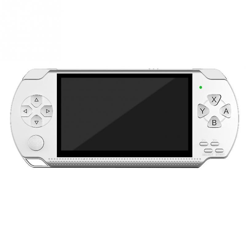 Slowmoose Handheld Game Console 4.3 Inch 8g Easy Operation Screen Mp3 Mp4 Mp5 Player White