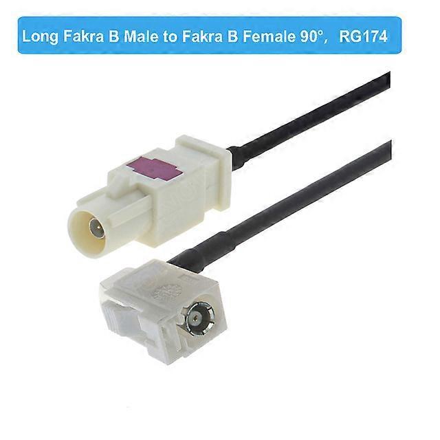 Vehicle Antenna White Fakra B RAL 9001 Male Female RG174 Cable Radio Antenna Extension Cable RF Coaxial Pigtail for Phantom Radio With Supply Long ...