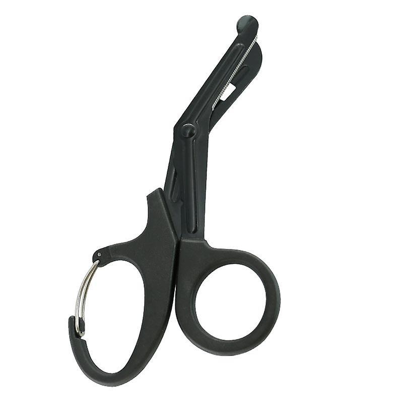 Ajhxian Diving Shear, Stainless Steel Scuba Technology Diving Scissors Underwater Escape Rope Fishing Net Shear2pcsblack