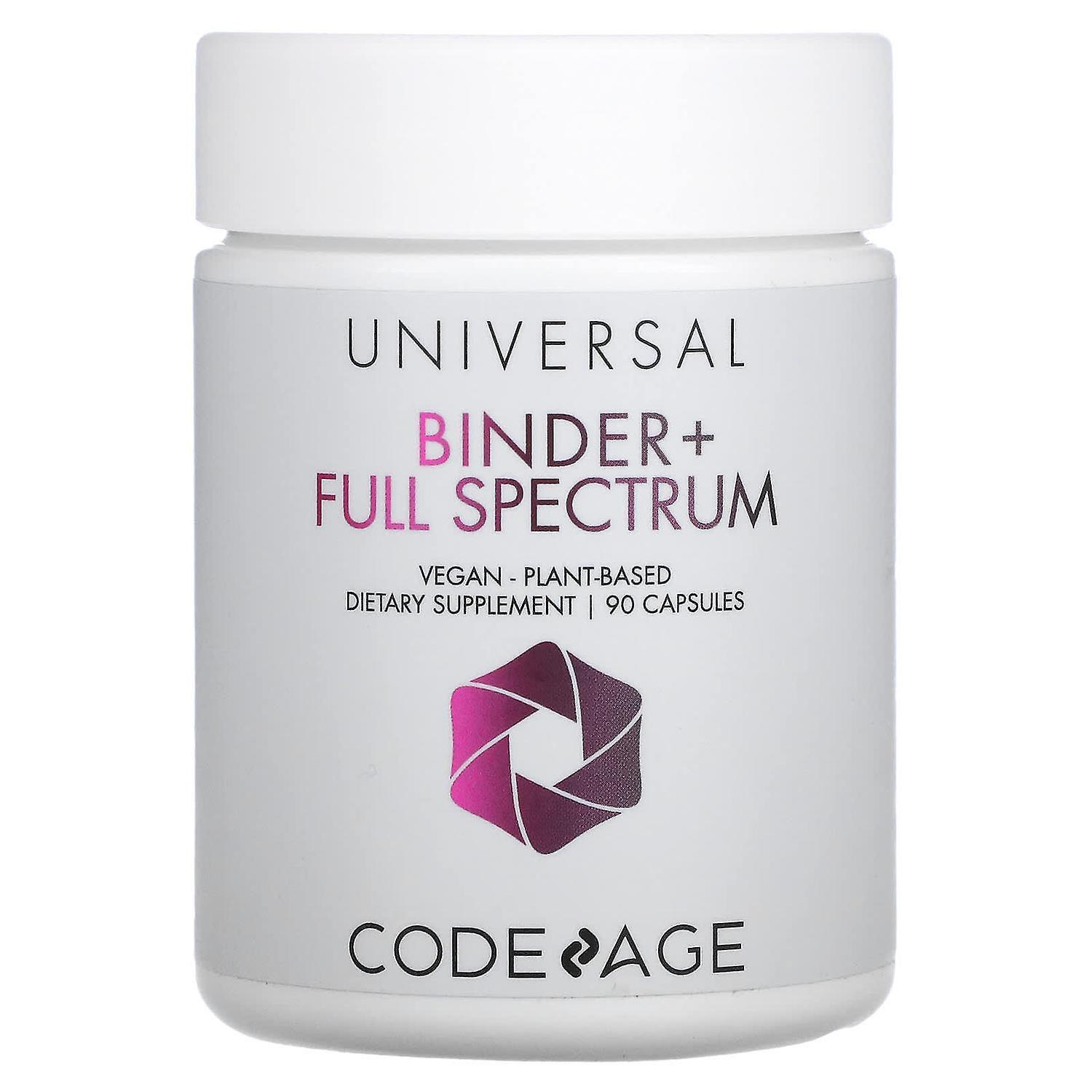 Codeage, Binder +, Full Spectrum, Vegan, Plant-Based, 90 Capsules