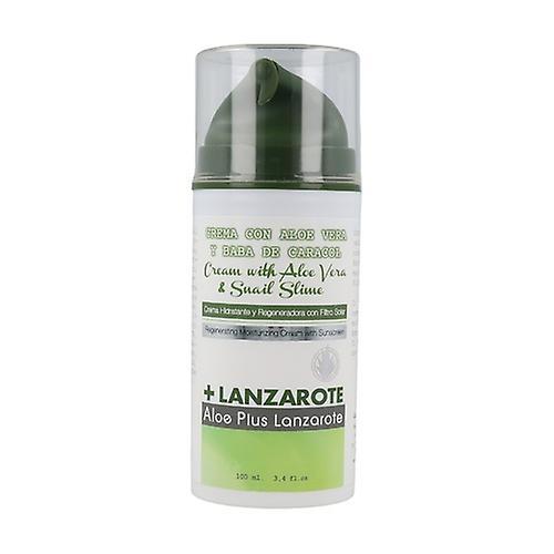 Aloe Plus Lanzarote Aloe Vera and Snail Slime Regenerating Cream 100 ml