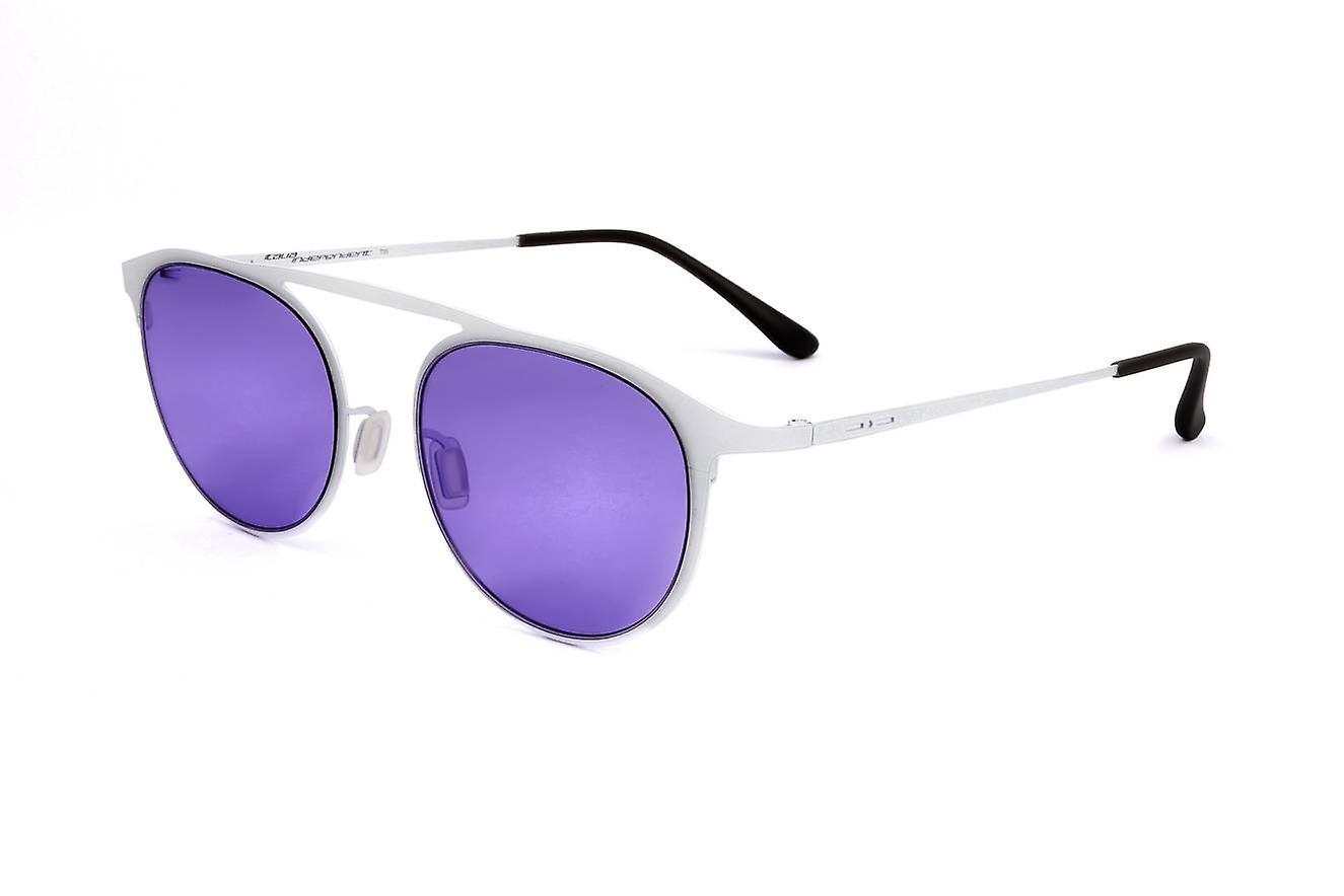 Sunglasses Italia Independent I-I 0252 THIN METAL B. 2 001.CSM WHITE MATTE 49/19/145 UNISEX 49 mm