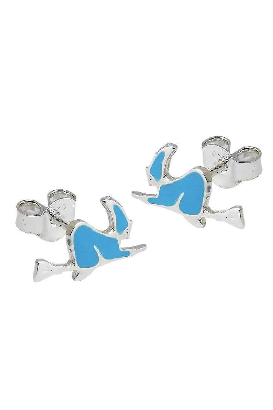 Gallay Earrings Studs Witch Blue Silver 925 - Gl93574