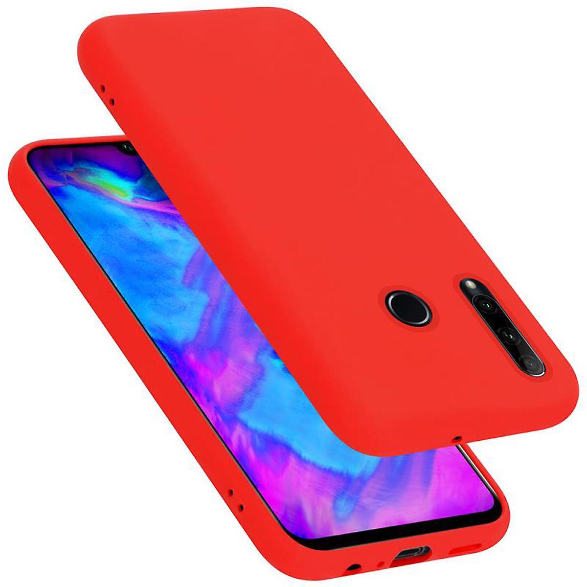 Cadorabo TPU Protective Case Honor 10i / 20i / 20 LITE / Huawei Enjoy 9S Case - Liquid Design LIQUID BLUE