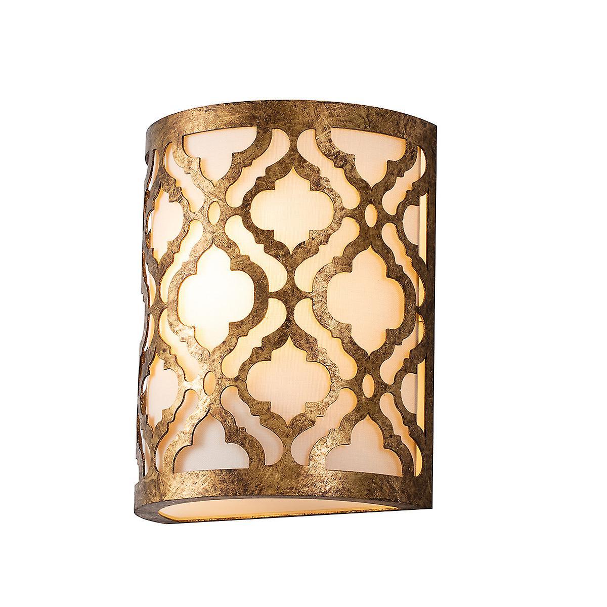 Arabella 1 Light Indoor Wall Light Gold E27