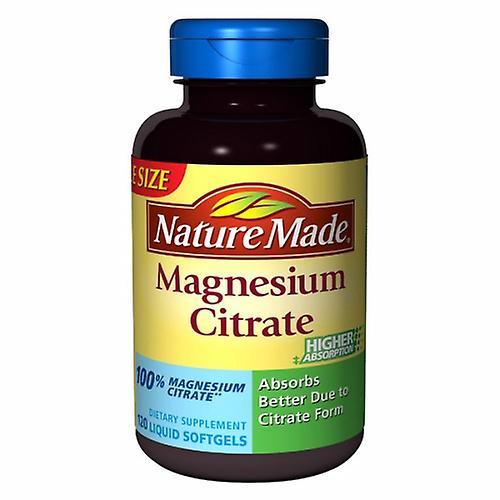 Nature Made Magnesium Citrate, 250 mg, 60 Softgels (Pack of 1)