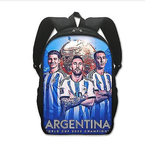 Sfygv 10 Argentina Travel Laptop Bagpack School Bags Maradona Messi Diego Argentina Kit Soccer Football 10 South America America Fluorescent green