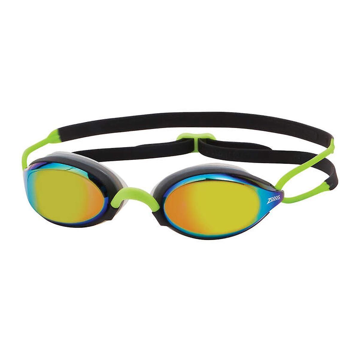 Zoggs Fusion Air Titanium Mirrored Gold Goggles - Gold - Unisex