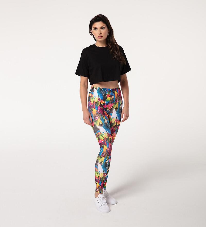 Mr Gugu & Miss Go Mr. Gugu Miss Go TROPICAL BIRDS LEGGINGS XS