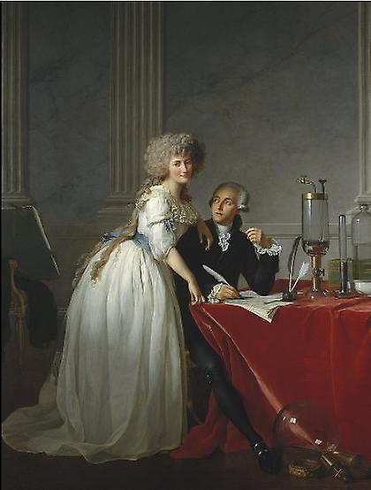 iEnjoy Portrait of Antoine-Laurent Lavoisier and his wife Jacques-Louis David