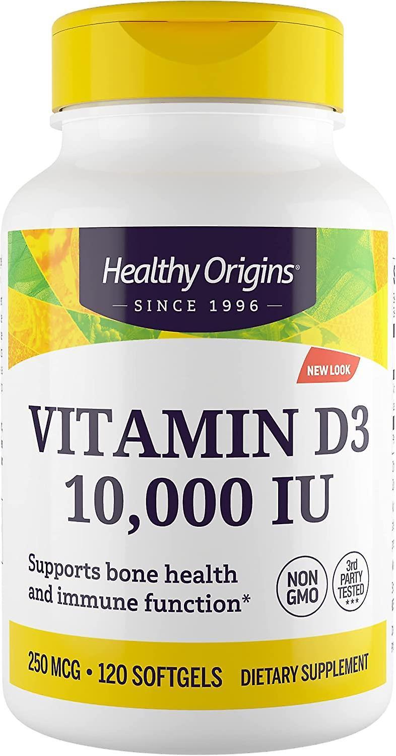 Healthy Origins Vitamin D3 10,000iu 120 Softgels