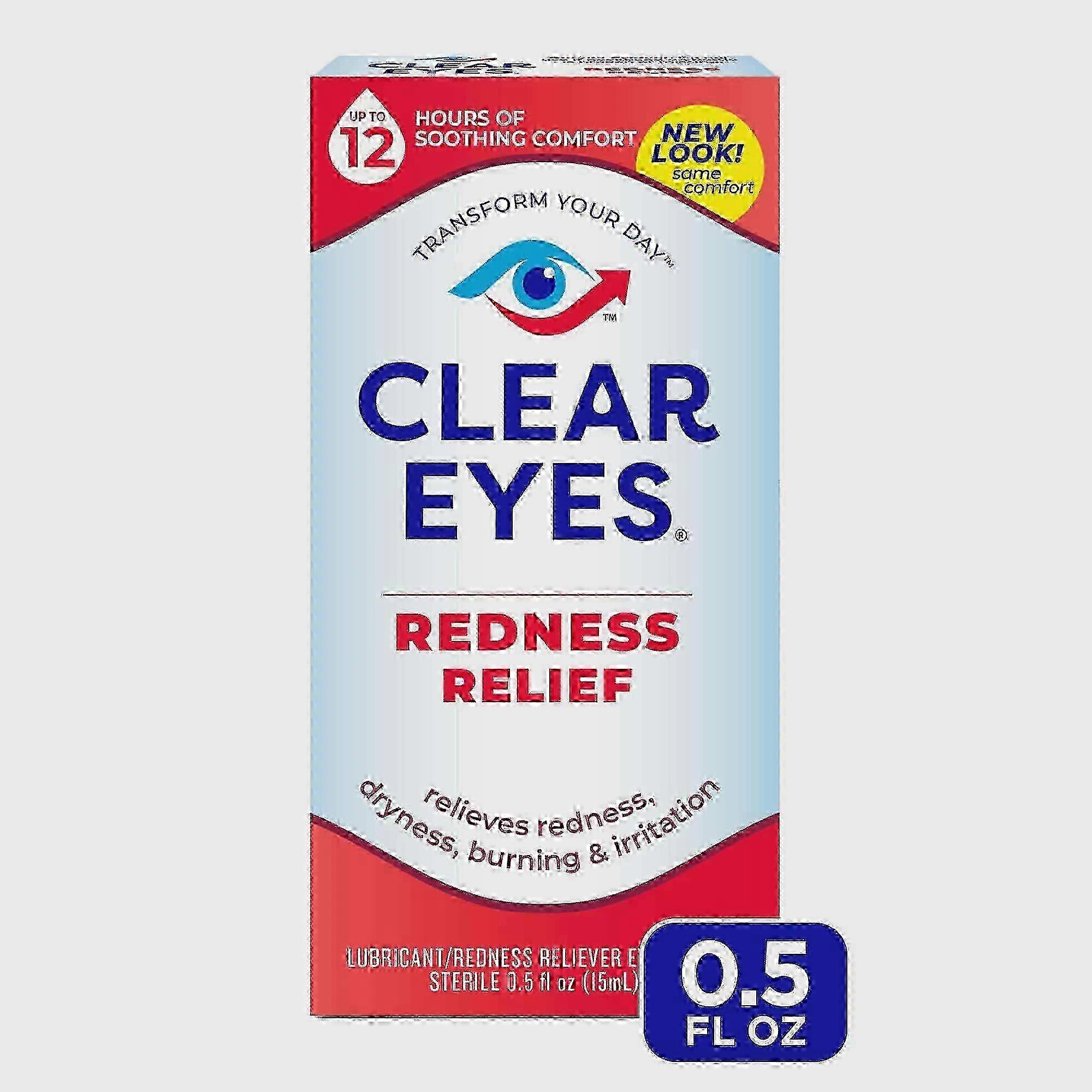 Clear Eyes Redness Relief Eye drops, 0.5 Oz