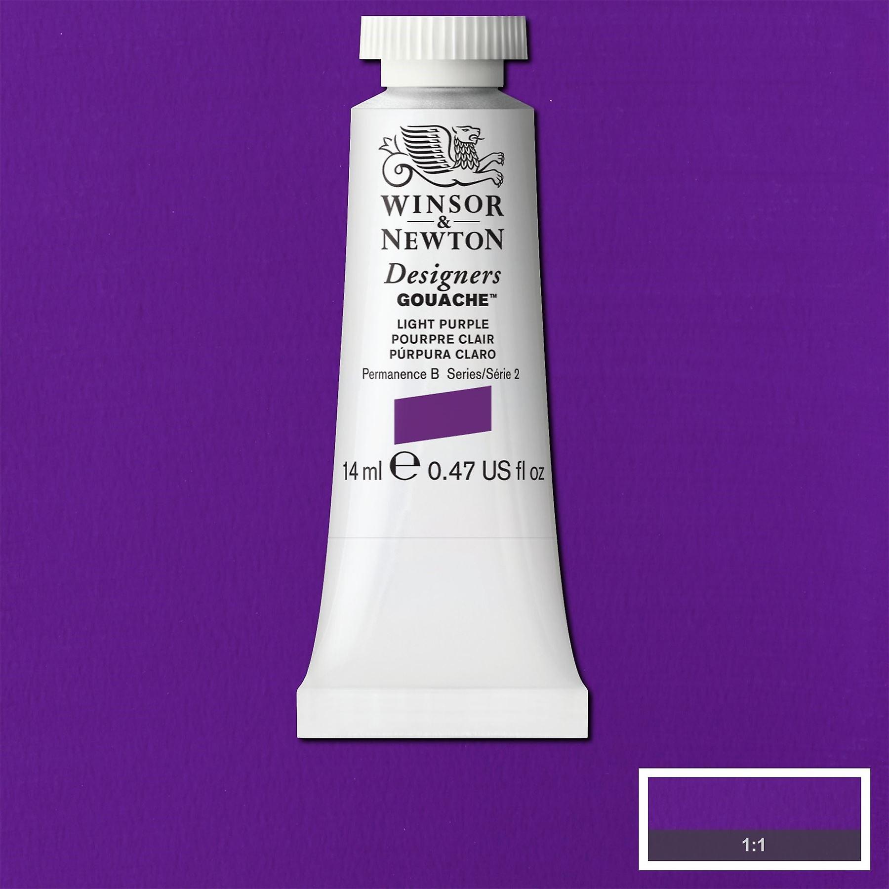 Winsor Newton Winsor and Newton Designers Gouache Tube - Light Purple - 14ml