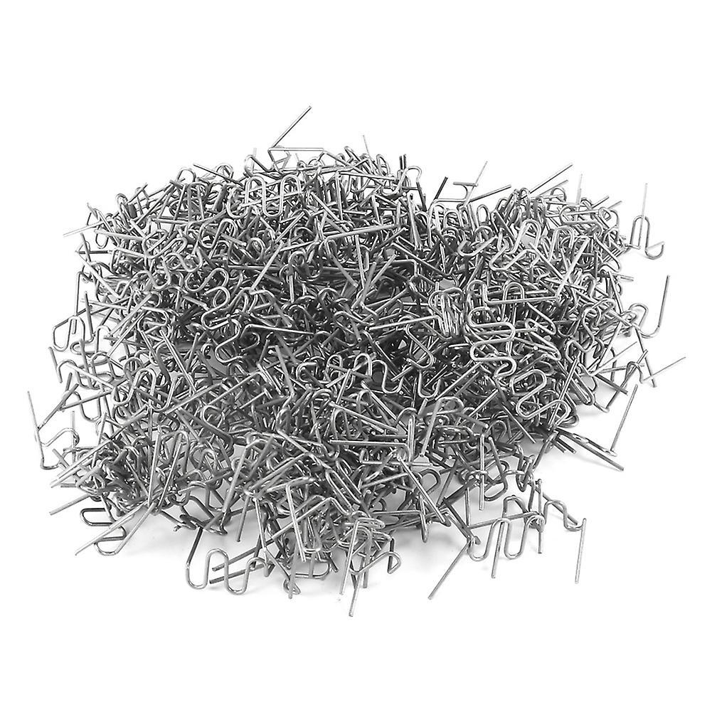 Chiusuet 500Pcs 0.8mm Wave Hot Staples for Plastic Stapler Welder Bumper Repair Machine