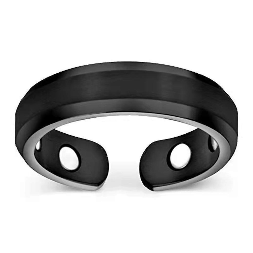 Yesfit Lymphatic Drainage Ring For Women Men,magnetic Lymph Detox Ring,magnetic Therapy Ring BLACK