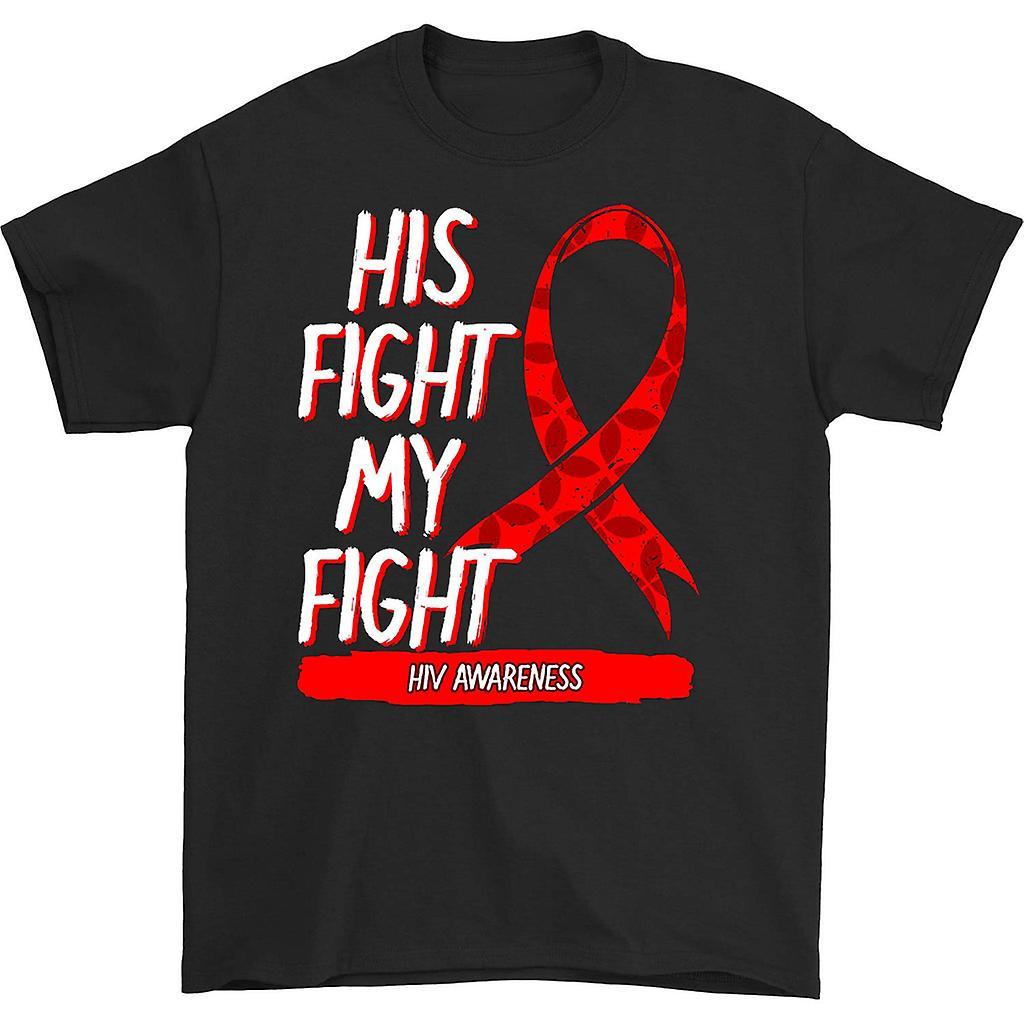 HISHARK His fight is my fight 117 t-shirt black L