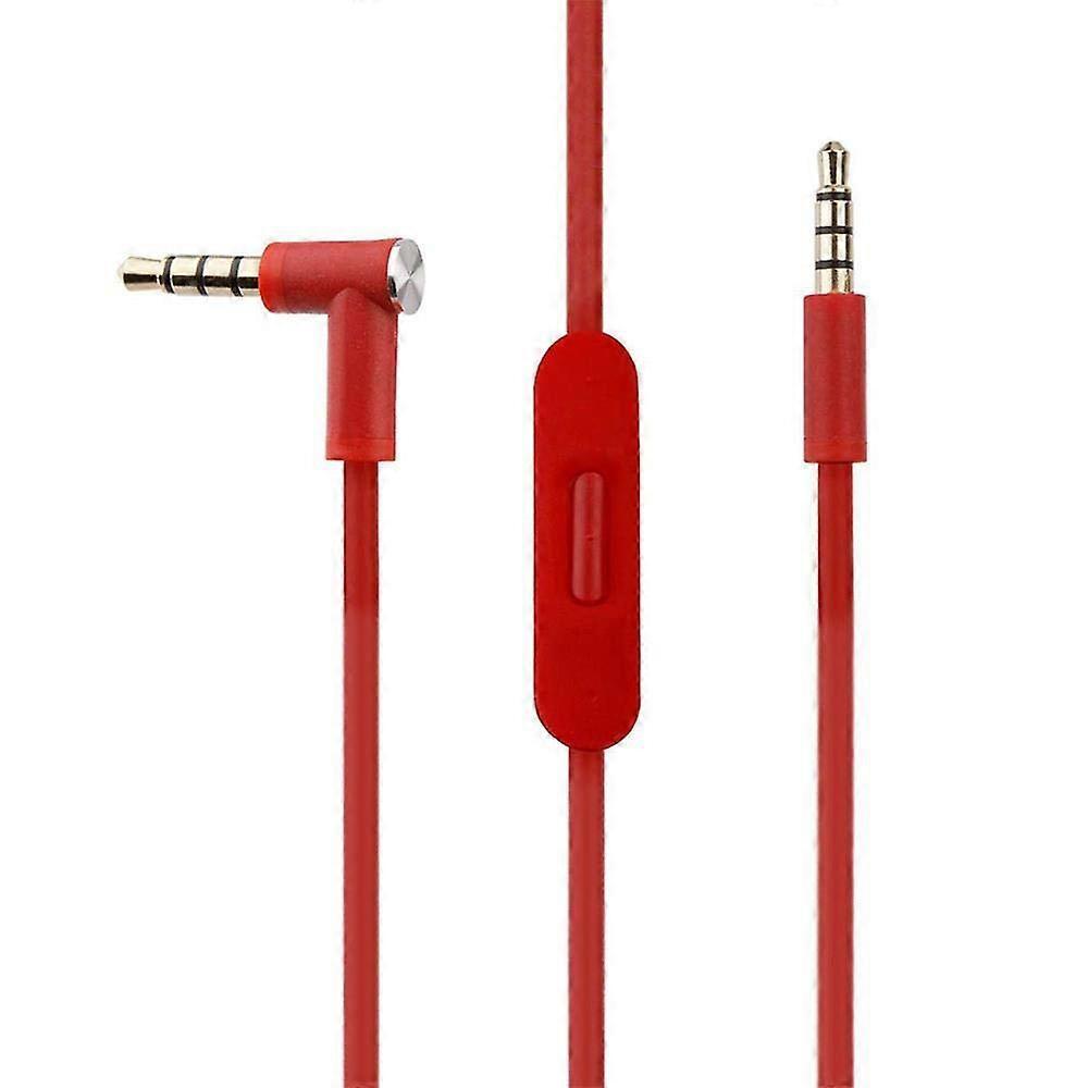 ZRUXE Replacement Audio Cable for Beats by Dr Dre Headphones Solo Studio red