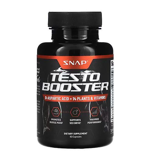 Snap Supplements Testo Booster, 60 Caps (Pack of 1)