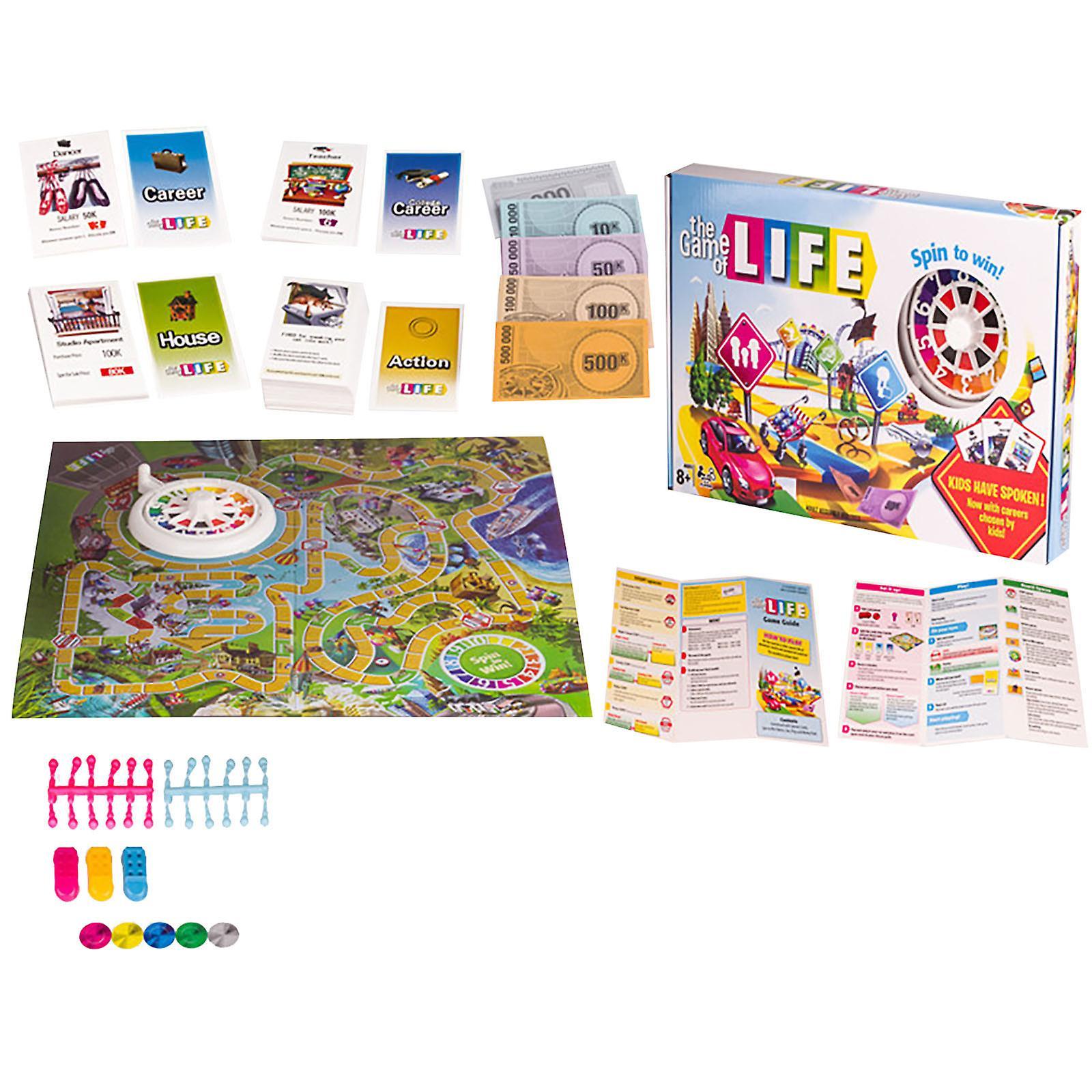 Shency Life Journey English Card Game The Game Of Life Game Life Journey Board Game Multicolor