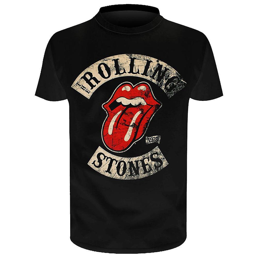 RockShark THE ROLLING STONES 1978 T-shirt Black L