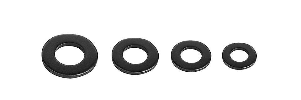 Slowmoose Carbon Steel Plain Flat Washer M4 100pcs