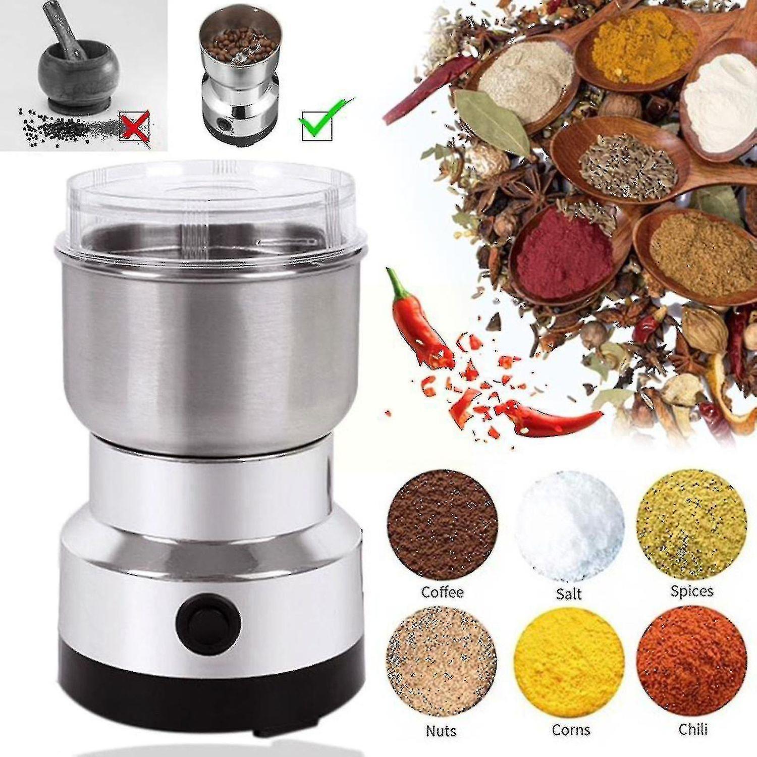 Guangzhou Yunlan Trading Co., Electric Coffee Grinder 150w 220v Kitchen Cereals Beans Grinding Coffee Home Nuts Multifunctional Be EU