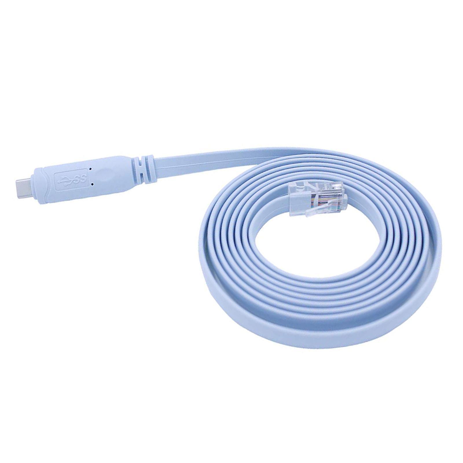 unbrand USB-C to Rj45 Console Cable Support Type C USB-C Devices to Routers Switches