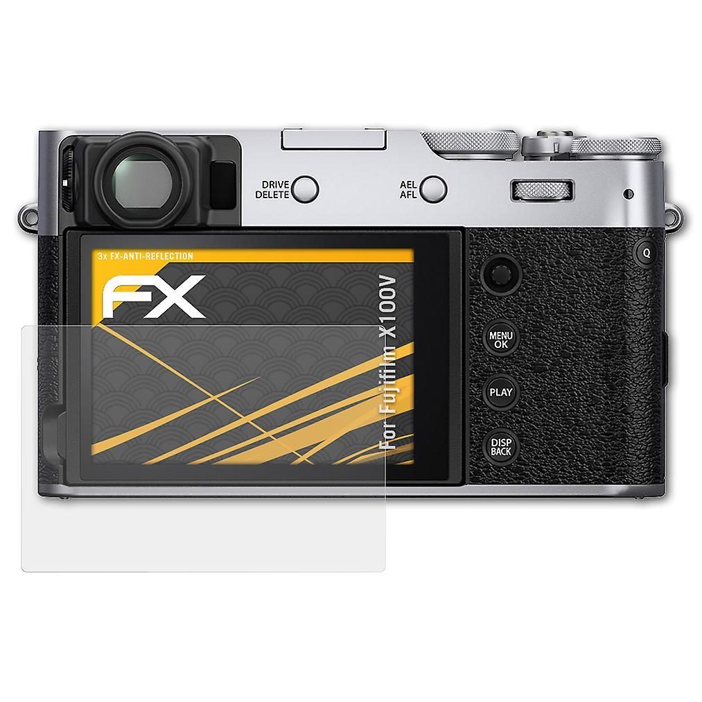 atFoliX 3x protective film compatible with Fujifilm X100V armored film matt &shockproof 05 FX ANTIREFLEX