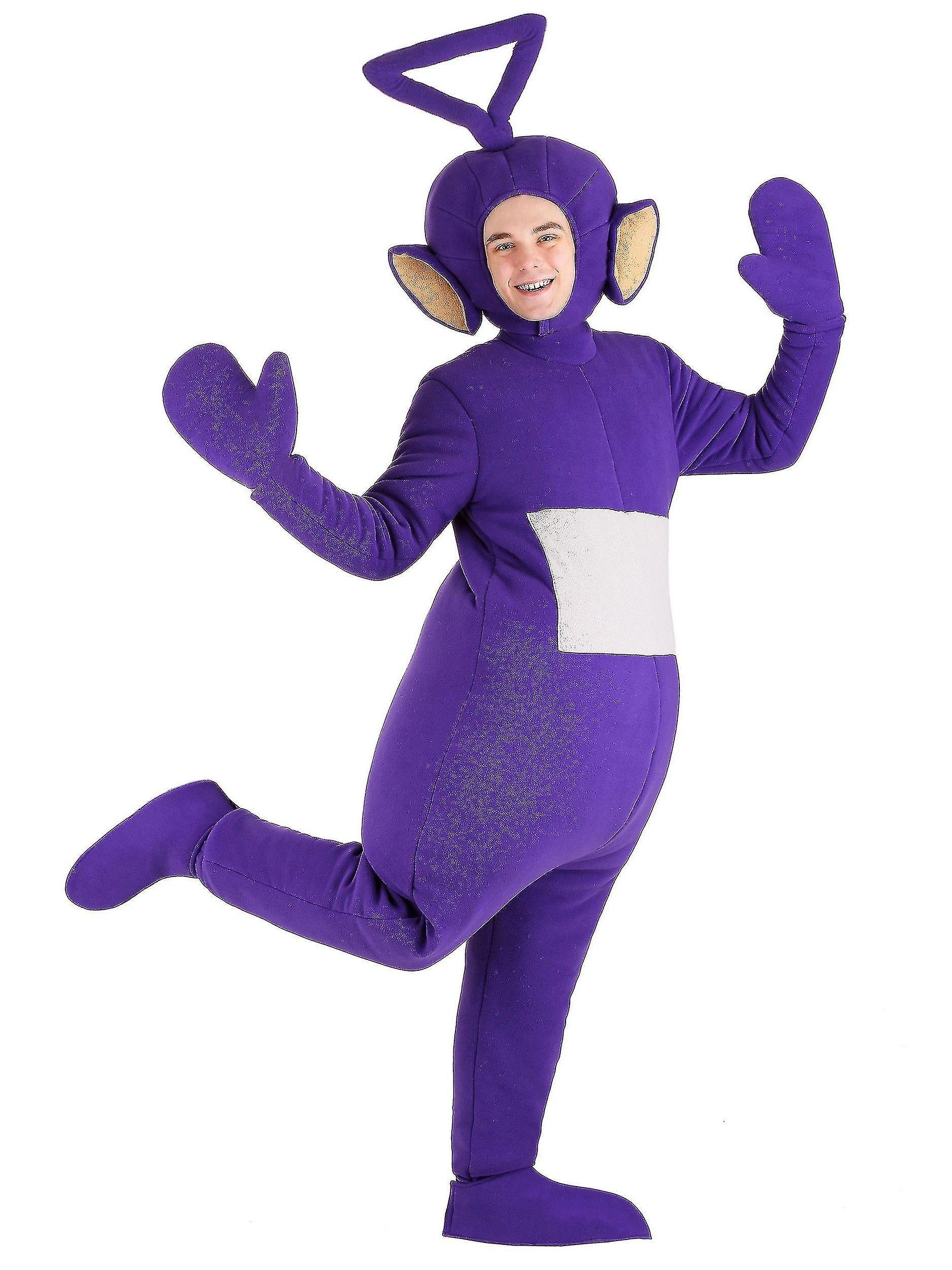 Snniv Adult Tinky Winky Teletubbies Costume For Halloween Cosplay Carnivail Party Outfits For Men Women purple