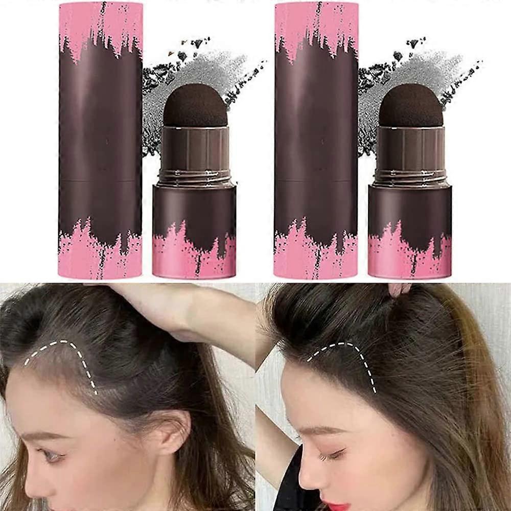 Morakot Hairline Powder Stick, 2PCS Hair Shadow Powder Root Touch Up Powder