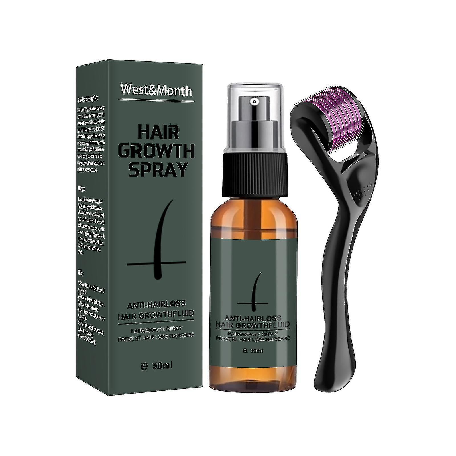 Linaja Men's Beard Growth Roller Kit Men's Beard Growth Oil Nourishing Enhancer