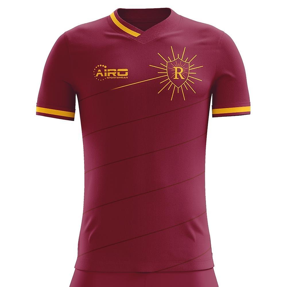 Airo Sportswear 2023-2024 Roma Home Concept Football Shirt - Little Boys White LB 6-7yrs (116-122cm)