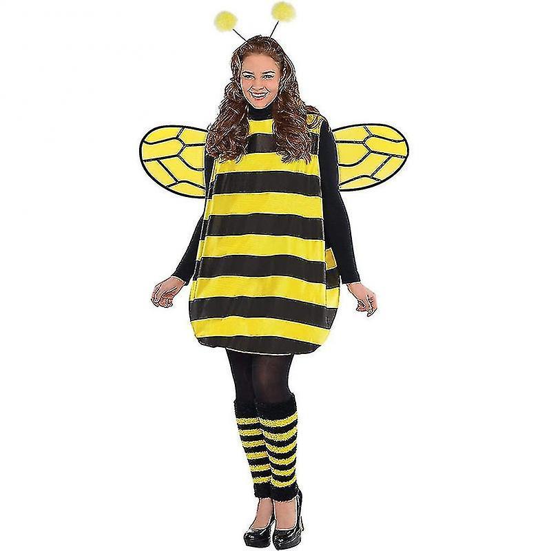 Get It Adult Unisex Bumble Bee Animal Costume Party Cosplay Fancy Dress Costume Kit L