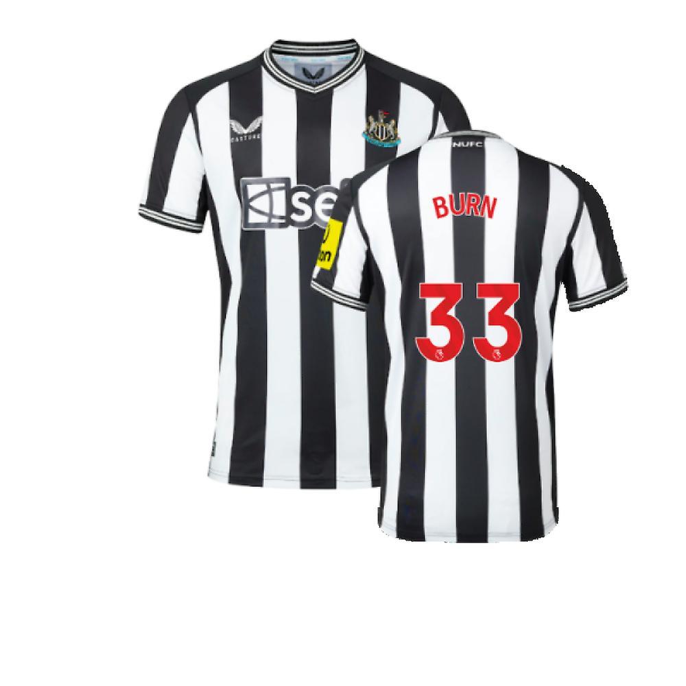 Castore 2023-2024 Newcastle Home Shirt (Burn 33) White Small Adults