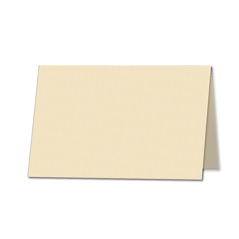 ColorSono Pale Cream. 100mm x 120mm. Place Card. 240gsm Folded Card Blank. 100