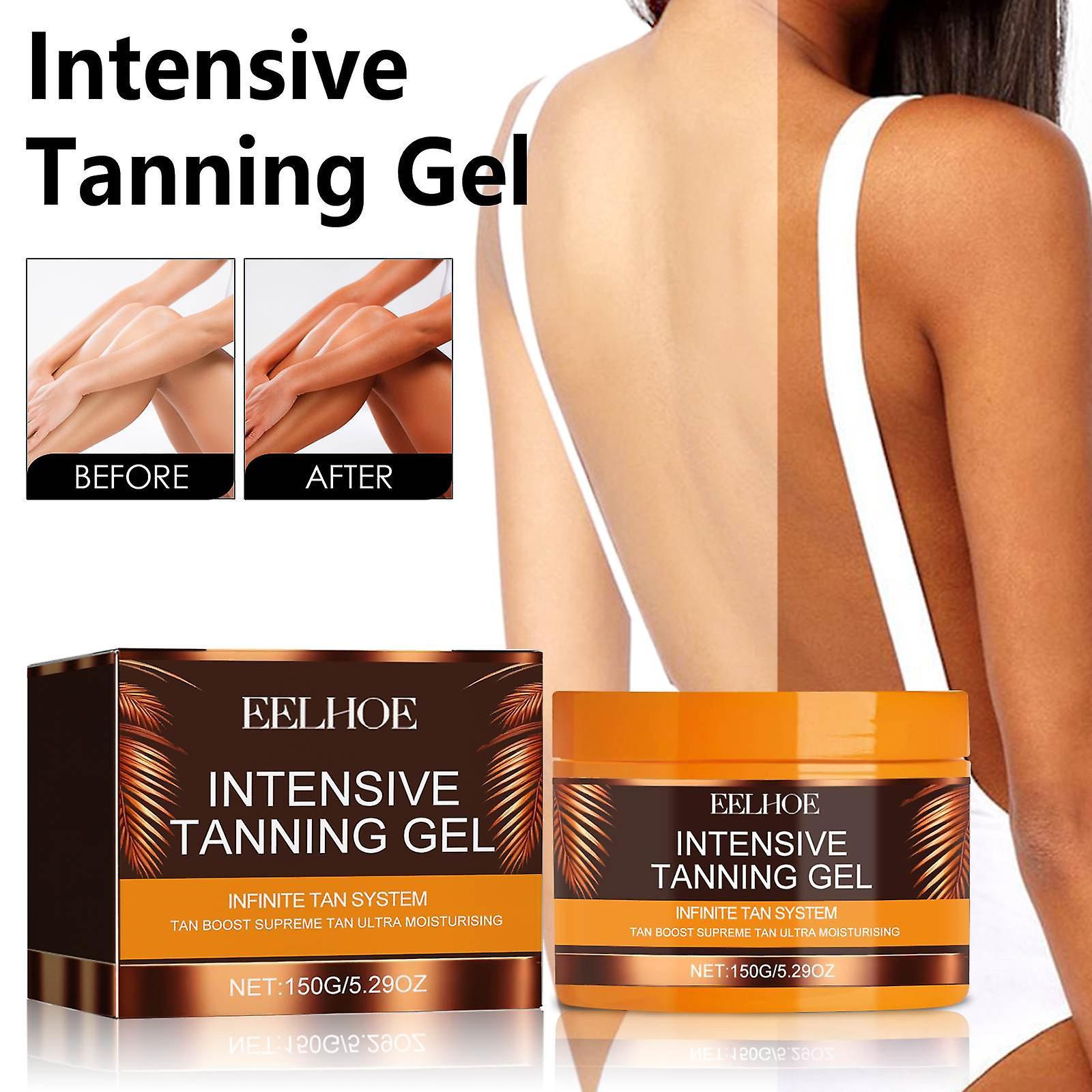 Kakanwo Intensive Tanning Gel Intensive Tanning Accelerator Brown Tanning Gel Tanning Accelerator For Sunbeds Brown Intensive Tanning Gel For Outdo...