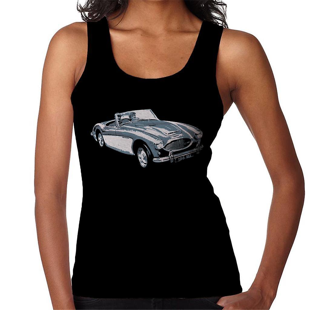 Austin Healey 100 Six British Motor Heritage Women's Vest Black XX-Large