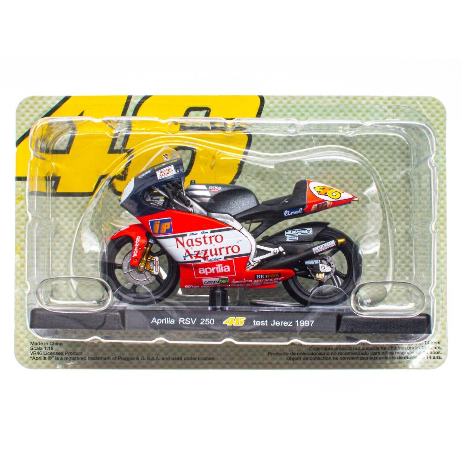 Aprilia RSV 250 Diecast Model 1:18 scale Red/Navy Ex Mag