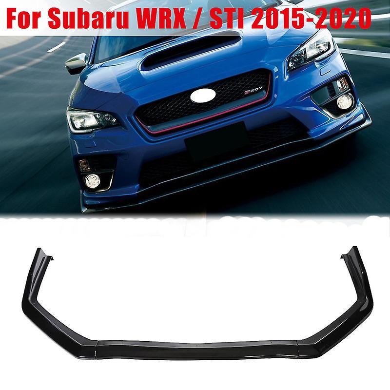 Loerss For Subaru Wrx Sti 2015-2020 Car Front Bumper Splitter Lip Lower Chin Spoiler Diffuser Bumper Body Kits Protector Guard Cover