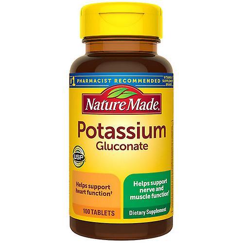 Nature Made  Potassium Gluconate,550 mg ,100 tabs (Pack of 1)