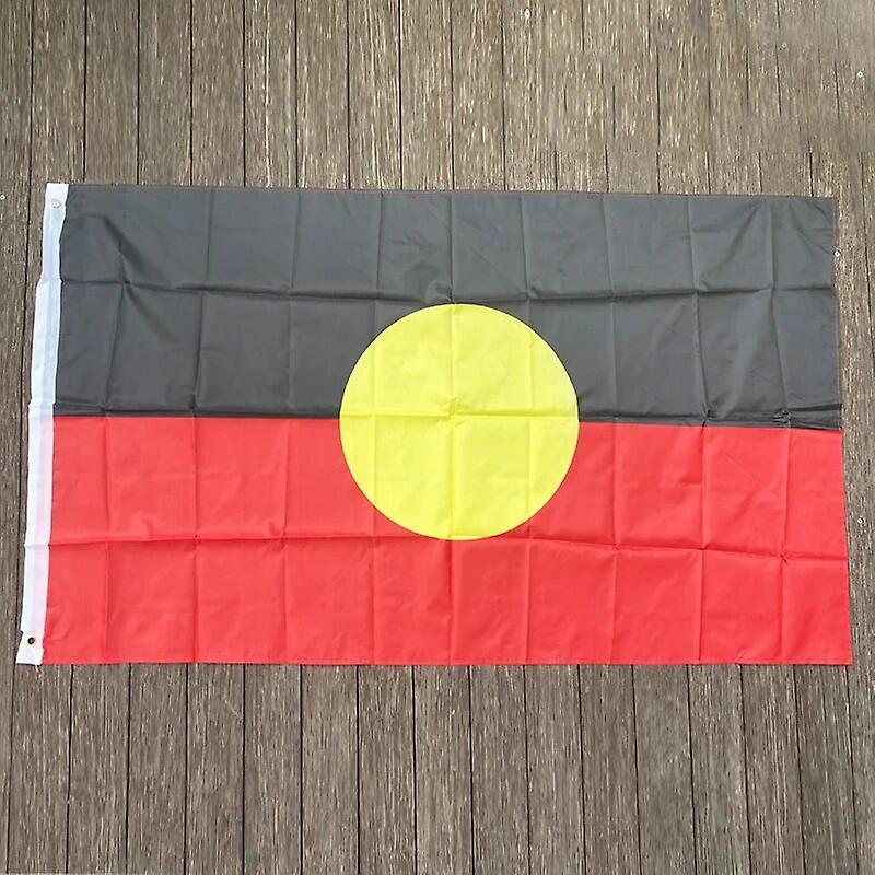 Scitoo 90x150cmcustom  flag  Australian Aboriginal Flag Outdoor Polyester Flag White 60 x 90cm