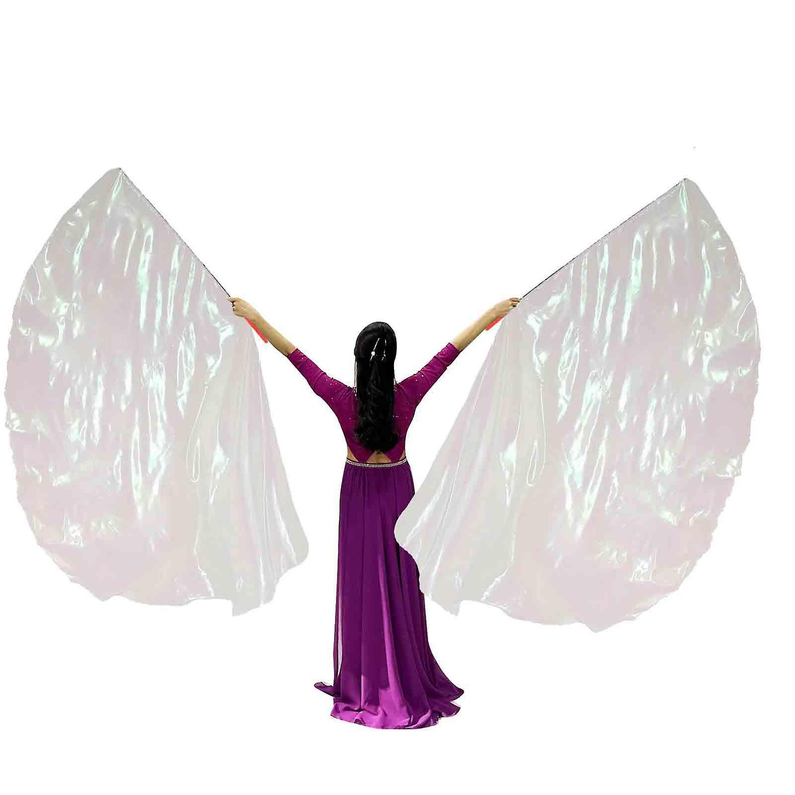 unbrand Praise Dance Worship Banner Set Dance Props Church Performance Costume FAN0686 Clear