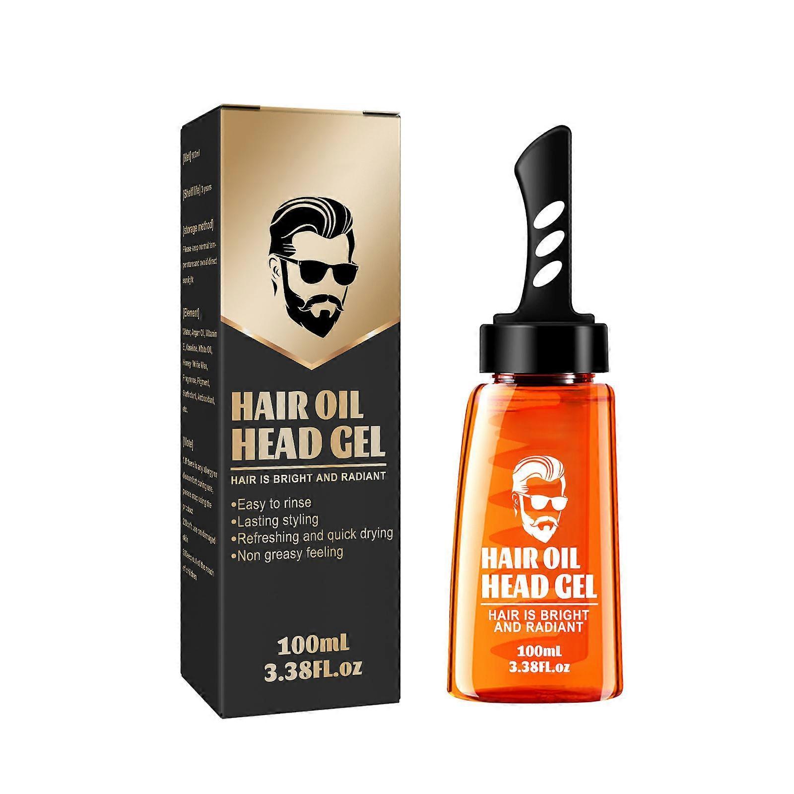 Unbrand 100ml Hair Gel With Comb, Hair Wax Gel With Comb,Hair Gel With Comb For Men