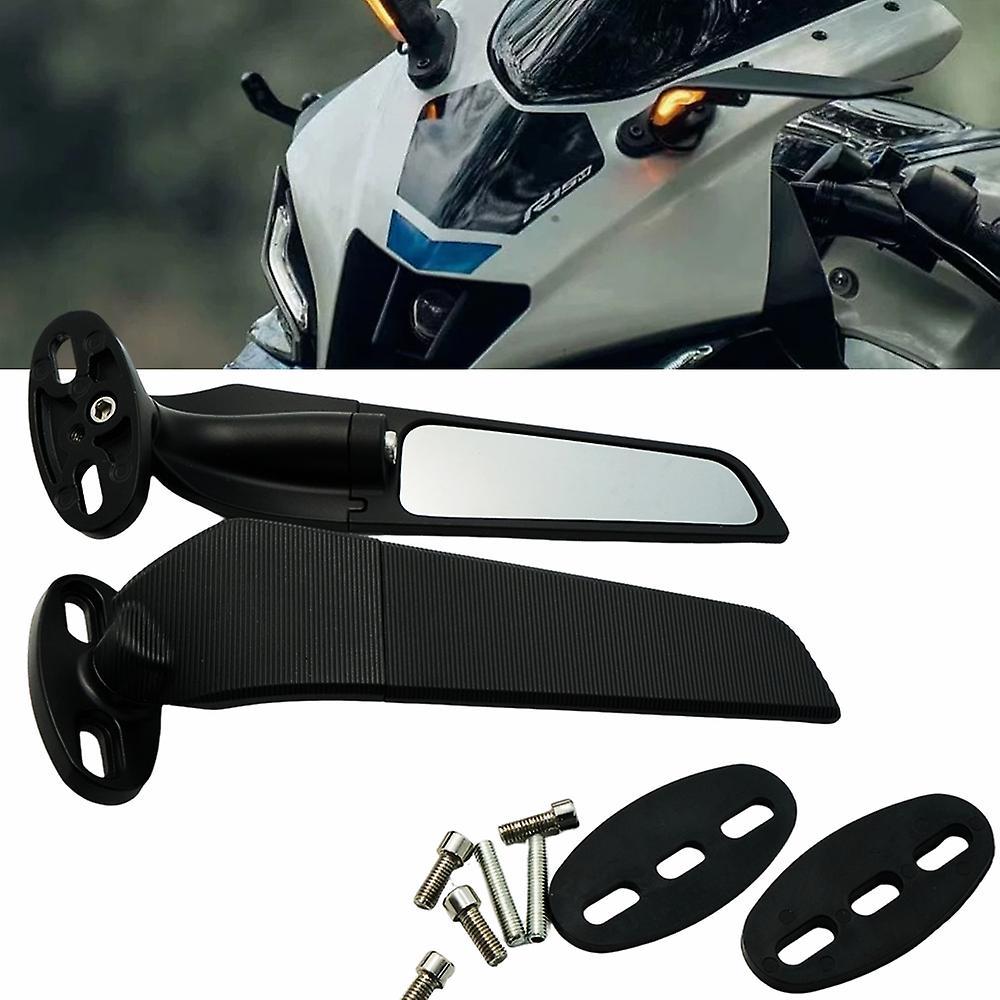 Motor Vehicle Mirrors For Honda For Aprilia Gpr150 Gpr125 Rsv4 Rsv1000 Modified Motorcycle Rearview Mirrors Wind Wing Adjustable Rotating Side Mirr...