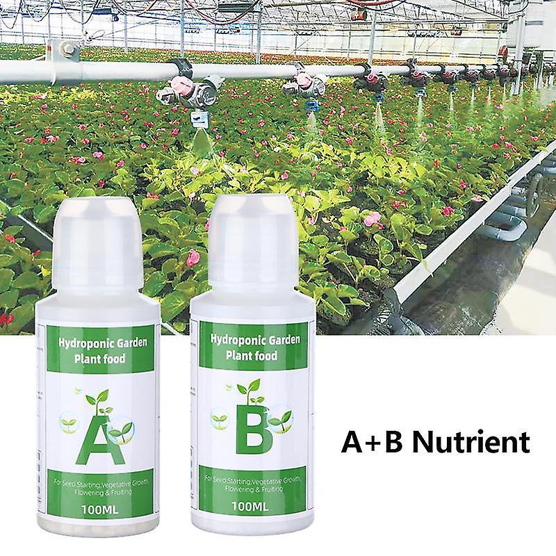 hiwhale 1Set Soilless Cultivation Ab Fertilizer Hydroponics Nutrient For The Planting