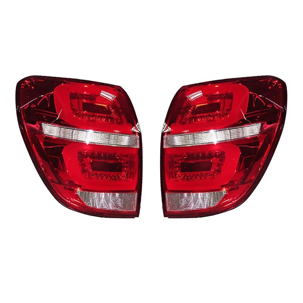 Scitoo 2pcs Led Rear Tail Light For Chevrolet Captiva 2008-2019 Stop Brake Lamp Rear Warning Turn Signal Light Car Accessories Red Cover CHINA