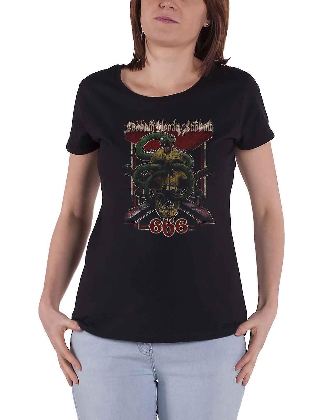 Black Sabbath Bloody Sabbath 666 Skinny T Shirt M