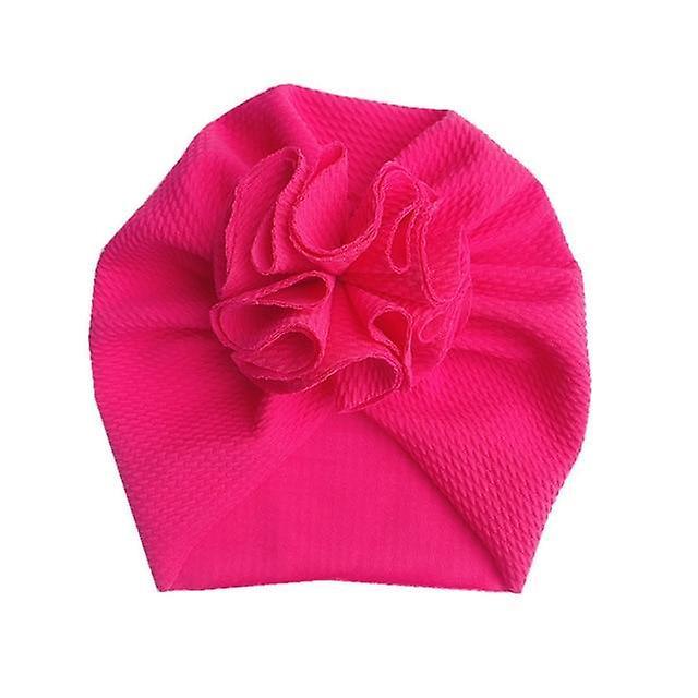 Slowmoose Lovely Flower Baby Hat - Bonnet Headwraps Kids Hat Beanie style 1 rose