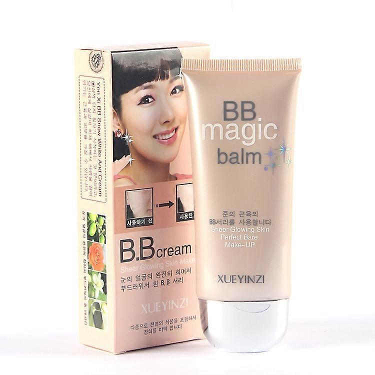 Unbrand 60ml Beauty Concealer Liquid Foundation Moisturizing Bb Cream Non-greasy Lasting Natural Makeup Waterproof Oil-control fq Light skin color